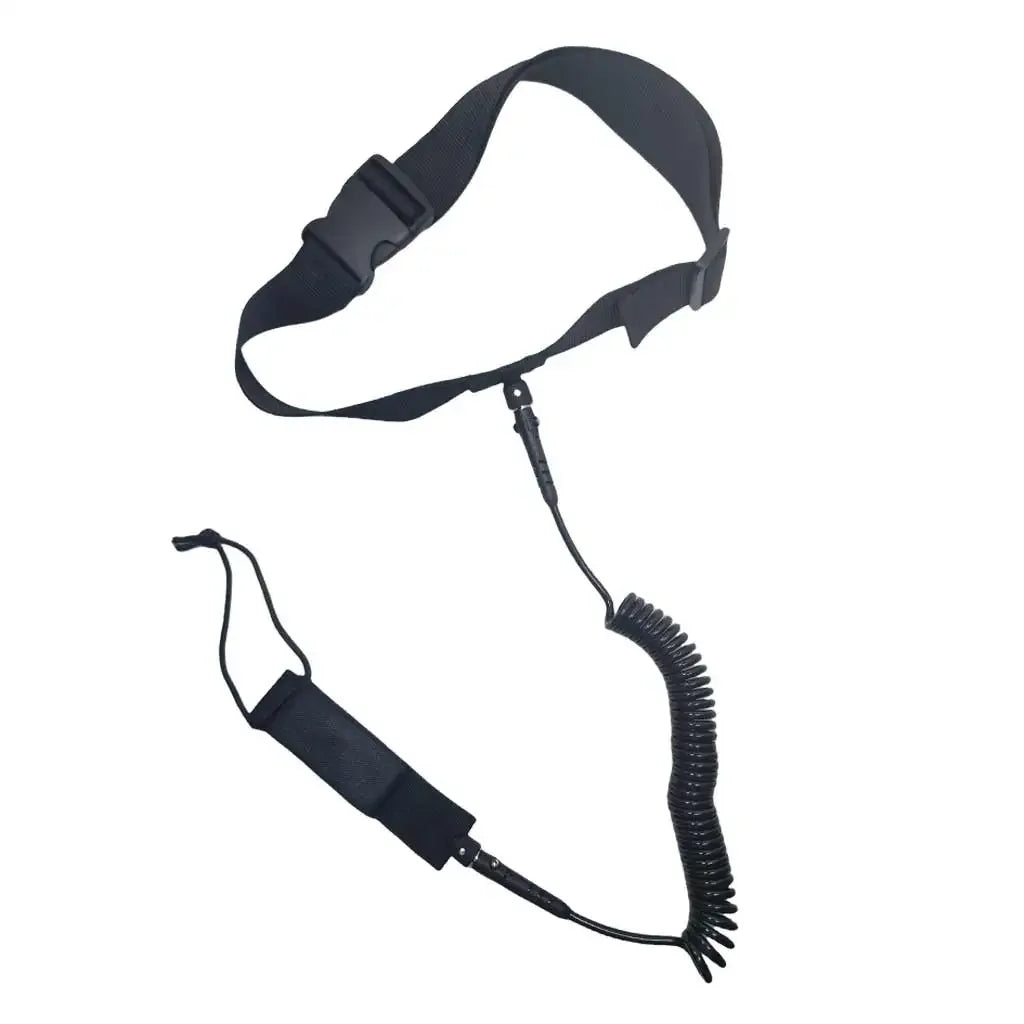 SUP Waist Coiled Leash Surfing Chest Strap Safety Hip Belt Leash for Longboard Kayaking Surfboard Fishboard Oasis Select
