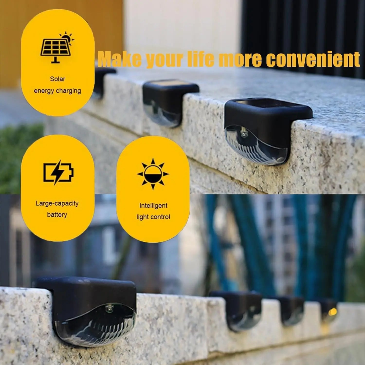 Solar Powered Pathway Lights Waterproof in-Ground LED Outdoor Lighting for Garden Walkway Stairs and Landscape Oasis Select