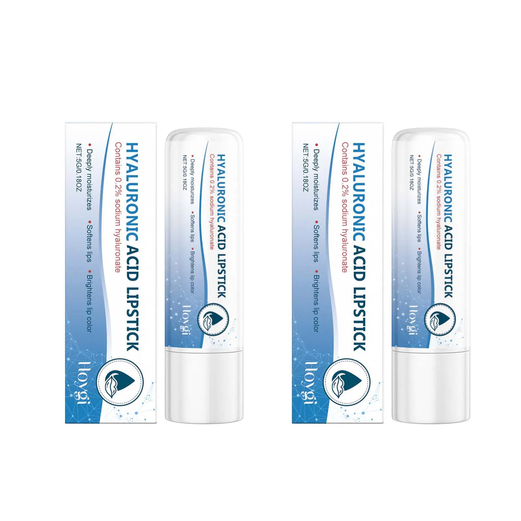 1/2/3pcs Hyaluronic Lip Balm Lips Skincare Anti Cracking Nourishing Brightening Moisturizing Lip Balm Lipstick Lips Skin Care Oasis Select 2Pcs