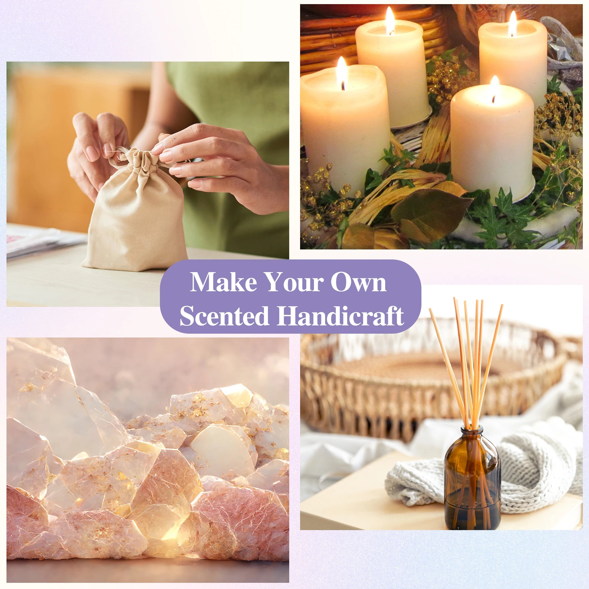 EUQEE 10ml Aromatherapy Fragrance Oil for Diffuser | 6 Scents