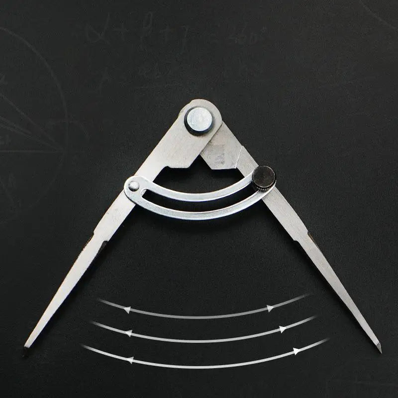 Stainless Steel Wing Divider Adjustable Lock Multipurpose Scriber for Leathercraft Woodworking Metalworking Marking Tools Oasis Select