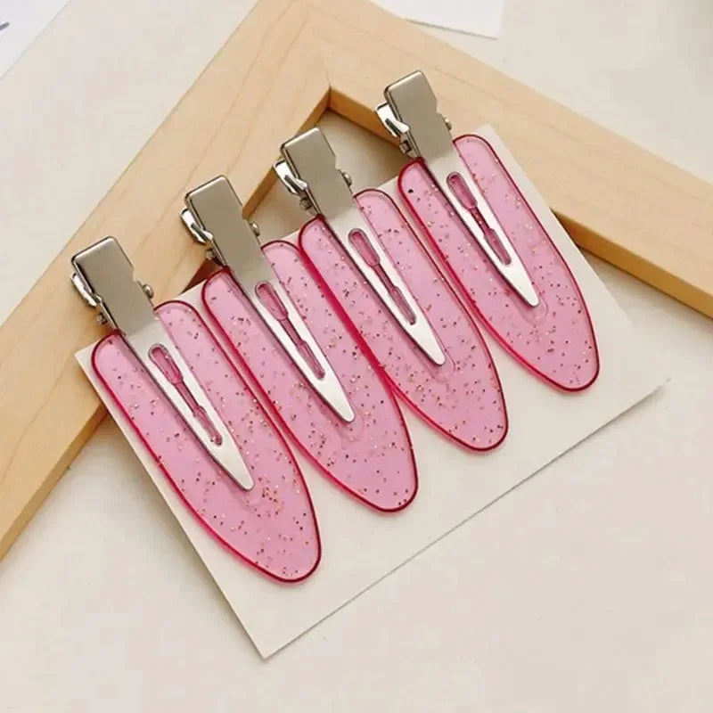 No Bend Seamless Hair Clips Side Bangs Fix Fringe Barrette Makeup