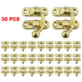 30-Pack Toggle Hasp Latch Clasps for Wooden Boxes – Gold, Bronze Box Hasp Latches Oasis Select Gold