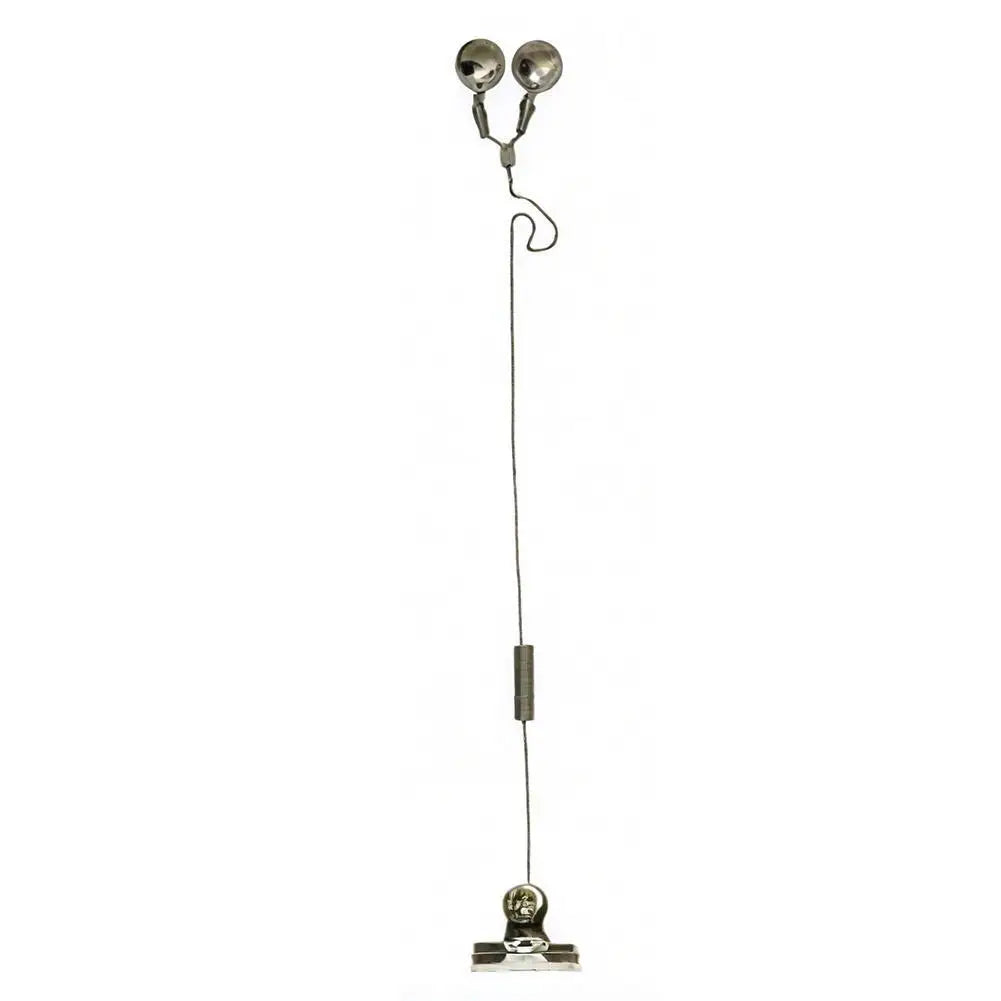 Fishing Rod Alarm Bell – Double Metal Bells & Spring Clip
