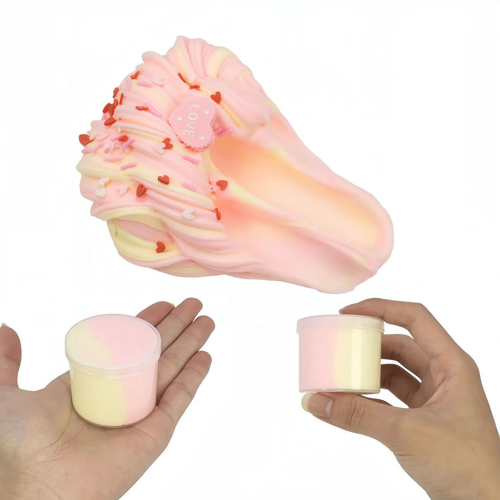DIY Butter Slime Fruit Kit Soft Non-sticky Cloud Slime Scented Toy Kids Gift 70ml Relieve Pressure Education Rainbow Slime Craft Oasis Select