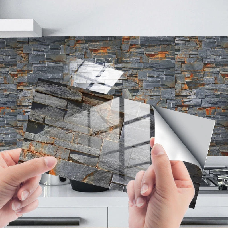 Wall Stickers Home Renovation Crystal Tiles Self-adhesive Flooring