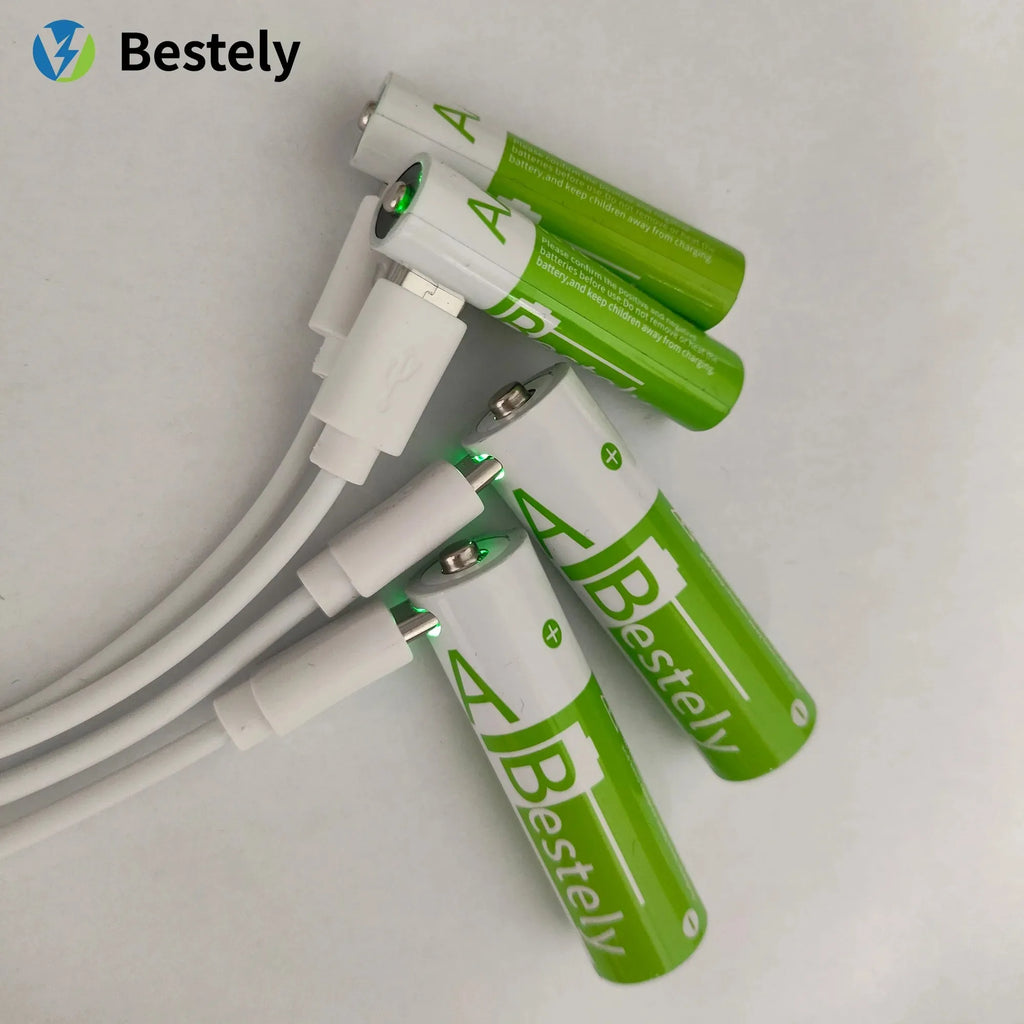 AAA Battery Rechargeable 2000+ Cycles 1.5V 6800mAh Li-ion Type-C Charging Triple Safety Long-Lasting Power Batteries Oasis Select