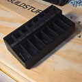 New With 7 Measuring Slots M3 Bolt Sorter Portable Practical Screw Toolbox Organizer Screw Length Sorter Tray Nails Oasis Select Black