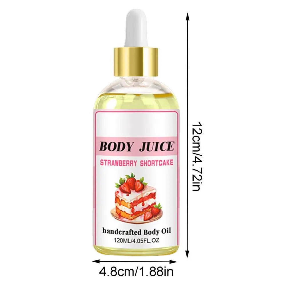 120ml Non-Greasy Moisturizing Soothing Oil Body Juice Oil Facial Body Massage Moisturizing Diffuser Aromatherapy Face Body Oil Oasis Select strawberry flavor China Mainland
