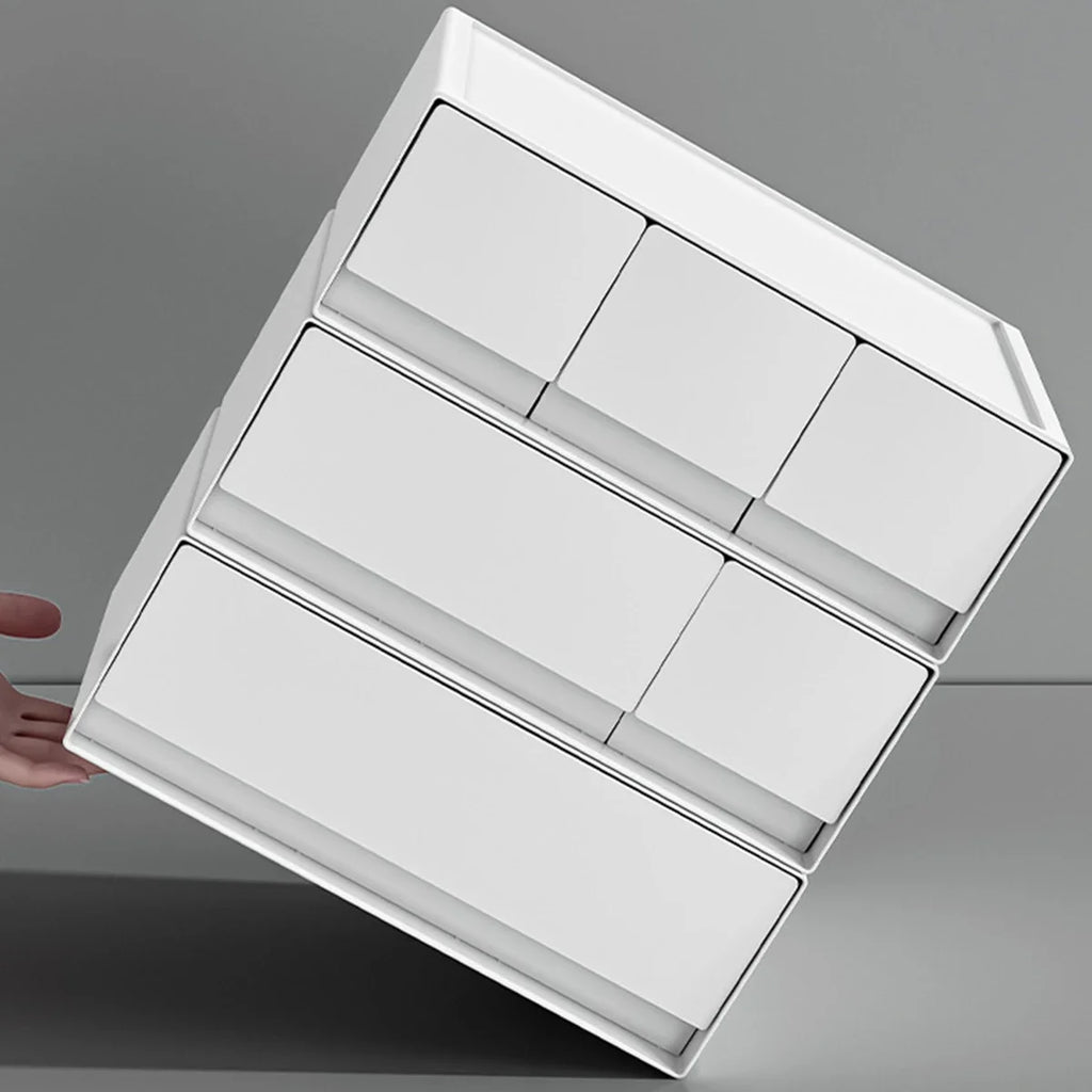 Multi-Layer Stackable Desktop Drawer Home Student Stationery Office Storage Cabinet Jewellery Jewellery Box Desktop Storage Oasis Select