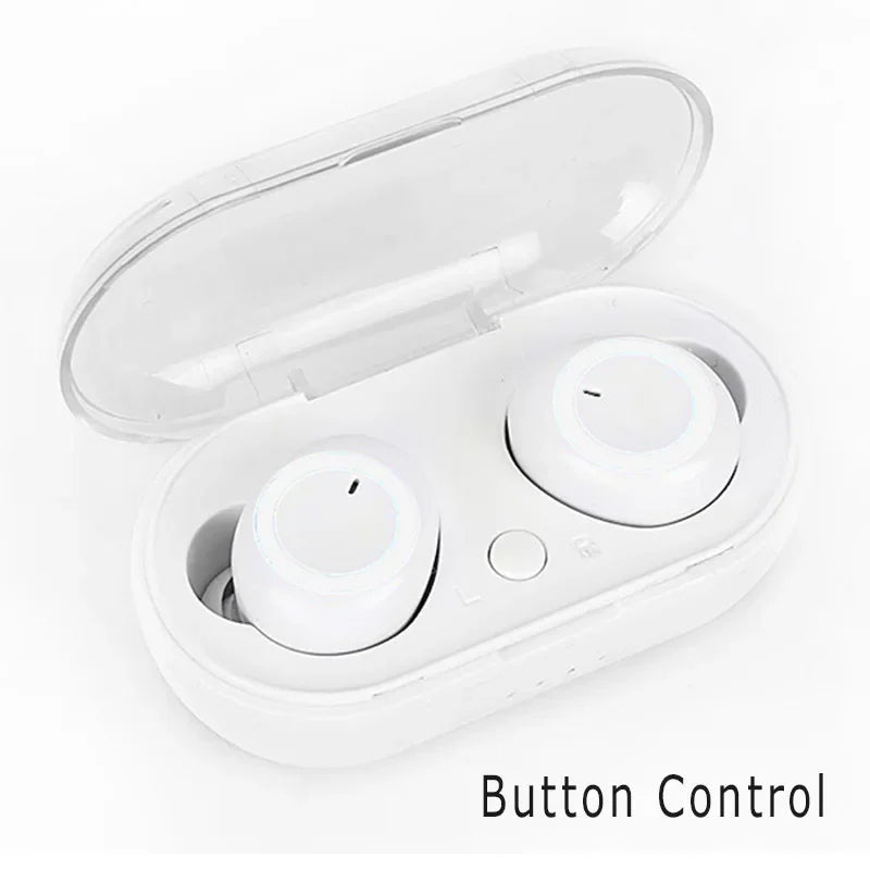 TWS Earphone Bluetooth Wireless Headphones Stereo Earphones 5.3 Wireless Headphone With Microphone For All Smart Phones Oasis Select white white