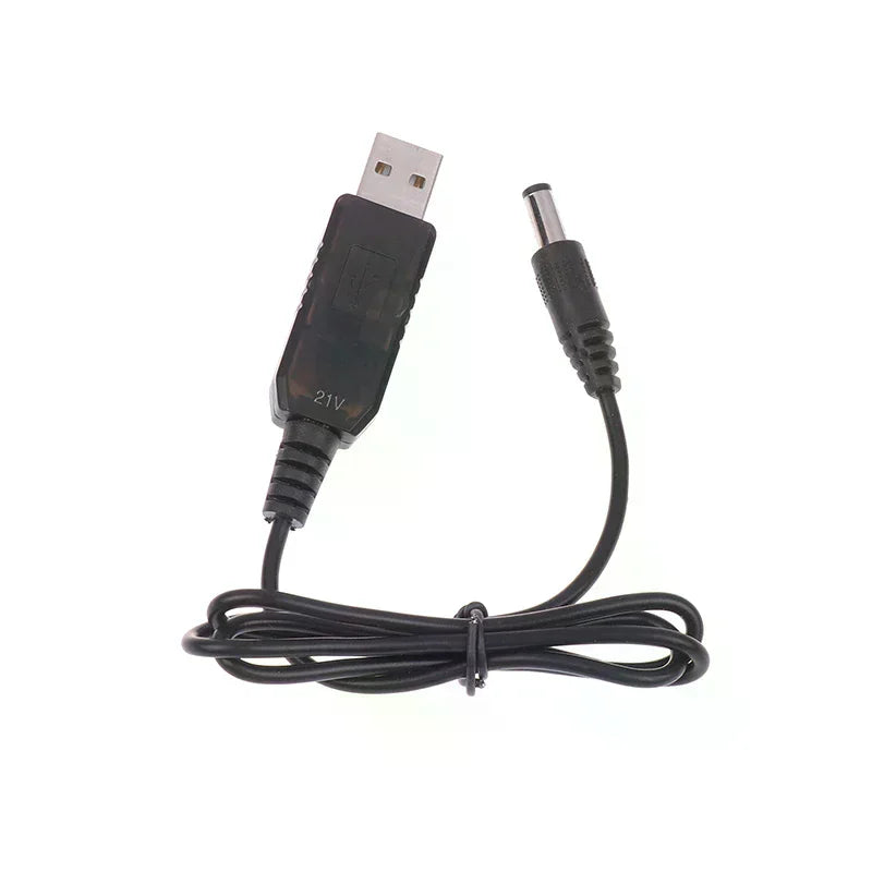 USB 5V To 21V Boost Charging Cable USB Power Boost Line DC 21V Interface Lithium Battery Charger Adapter Oasis Select