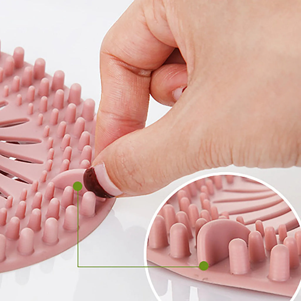 Hair Filter Sink Anti-blocking Strainer Bathtub Shower Floor Drain Stopper Silicone Kitchen Deodorant Plug Bathroom Accessories Oasis Select