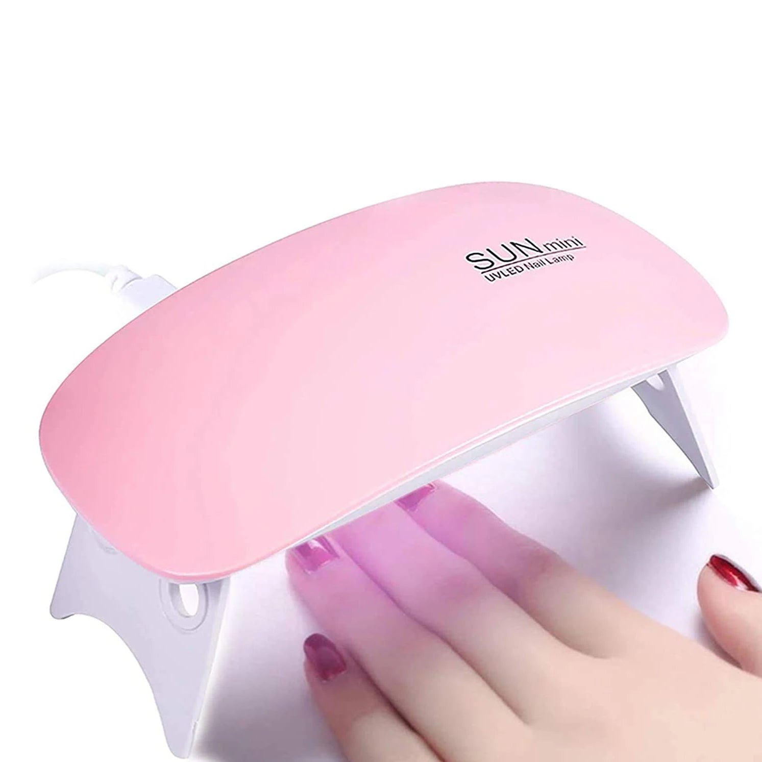 Mini UV/LED Nail Dryer - 6W USB Portable Gel Polish & Resin Curing Lamp 60s/120s Manicure Art Nail Lamp UV Light for Gel Nails Oasis Select