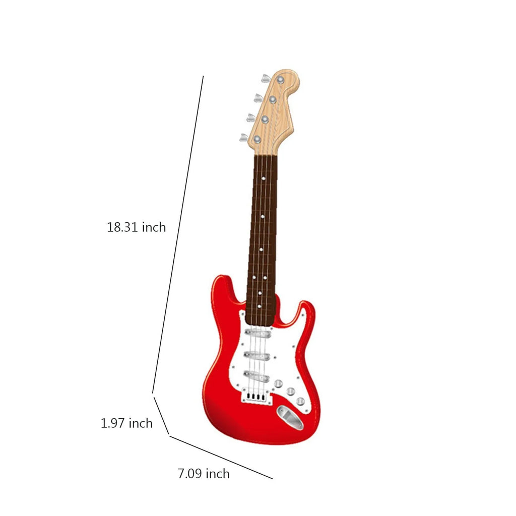 17" Kids Electric Guitar Toy – 4 String Musical Instrument Kids Guitar Toy Oasis Select