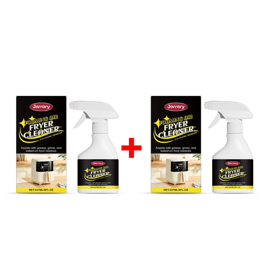 Air Fryer Cleaner 2-in-1 Clean Degrease Spray for Oven Microwave Remove Burnt Food Residue Tough Grime Kitchen Appliance Cleaner Oasis Select 2pcs