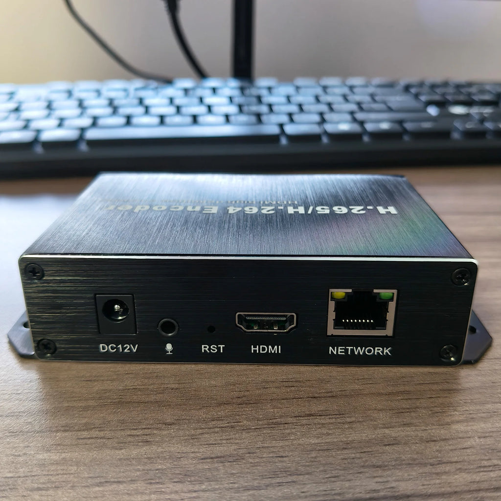 HD-to-IP High-Definition Audio and Video Encoder H.265, H.264, HEVC, RTSP, RTMP, SRT, HLS Multi-Platform Live Streaming TF Card Oasis Select