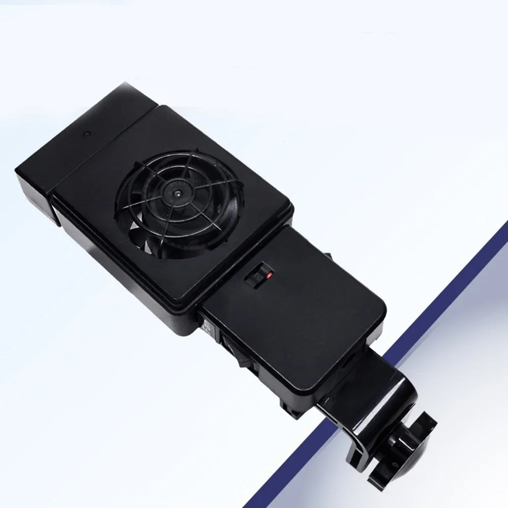 180° Rotation Aquarium Cooling Fans Wall Mounted Silent Aquarium Wall Fan with Light Fast Cooling System Chiller Control Summer Oasis Select S with Light