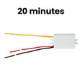AC 220V 10A 5/20-Minute Delay Switch Relay Module with Timed Auto-Shutdown for Lighting & Exhaust Fans Automatic Control Oasis Select 20min