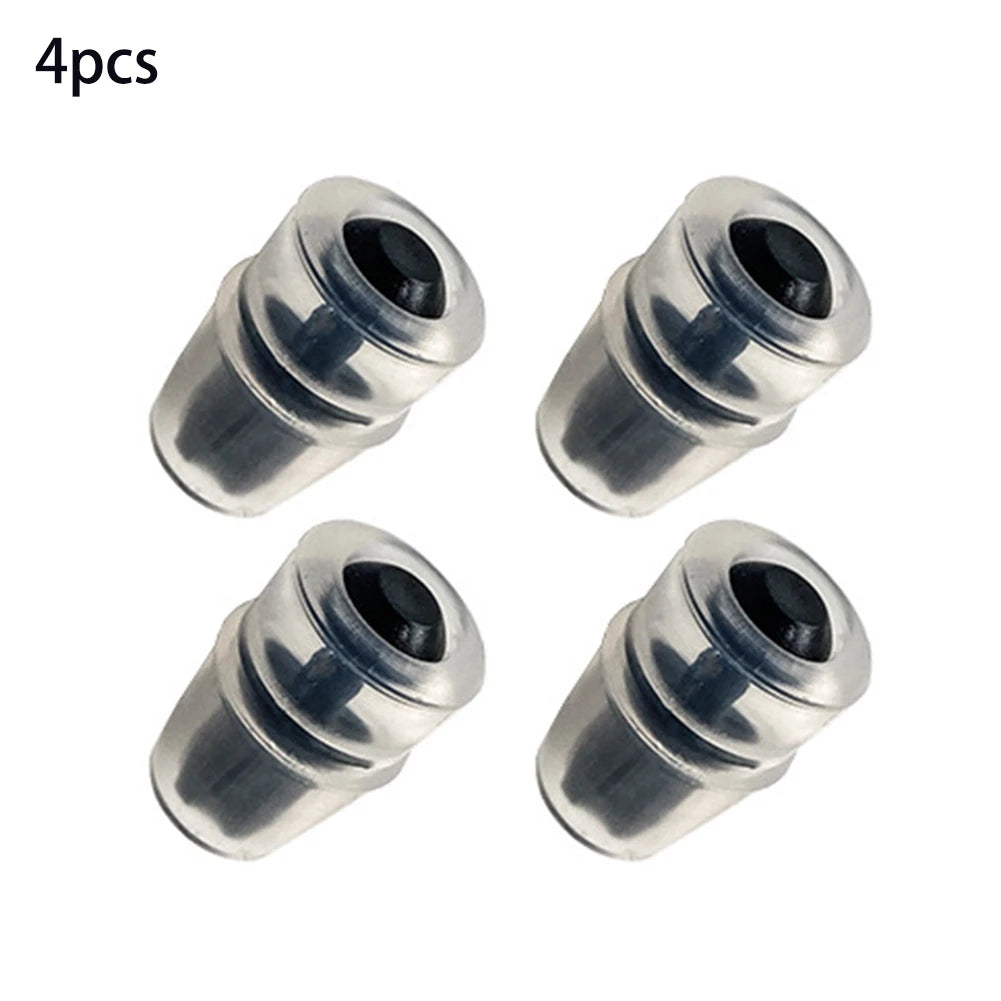 4pcs Silicone Bite Outdoor Cycling Running Water Bag Soft Water Bottle Silicone Replacement Bite Mouthpiece Suction Accessories Oasis Select black