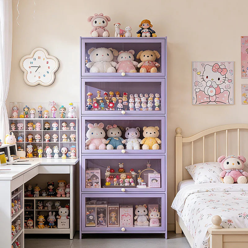 Model Figure Display Cabinet Doll Storage Box Acrylic Transparent Shelf Plush Doll Blind Box Display Shelf Oasis Select