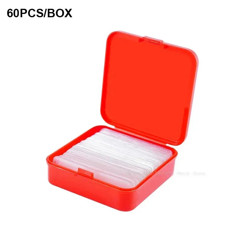 Double sided tape, super strong waterproof wall sticker, transparent nano tape, traceless poster sticker, holiday decoration tap Oasis Select 60pcs with box
