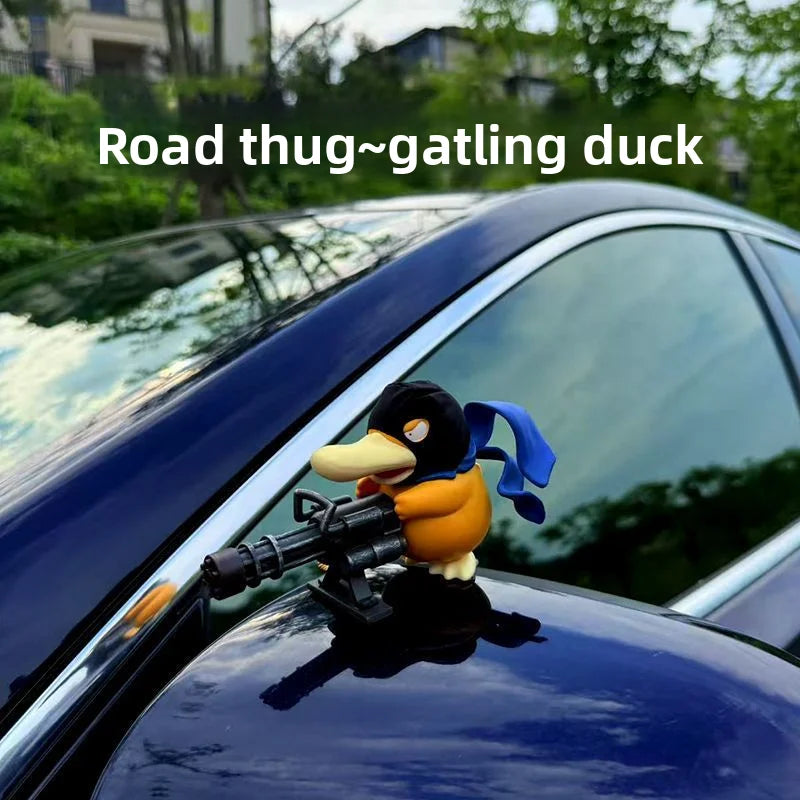 Street bandit Gatling Keda creative car decoration on the center console, car roof and rear figurine figurine figurine Oasis Select