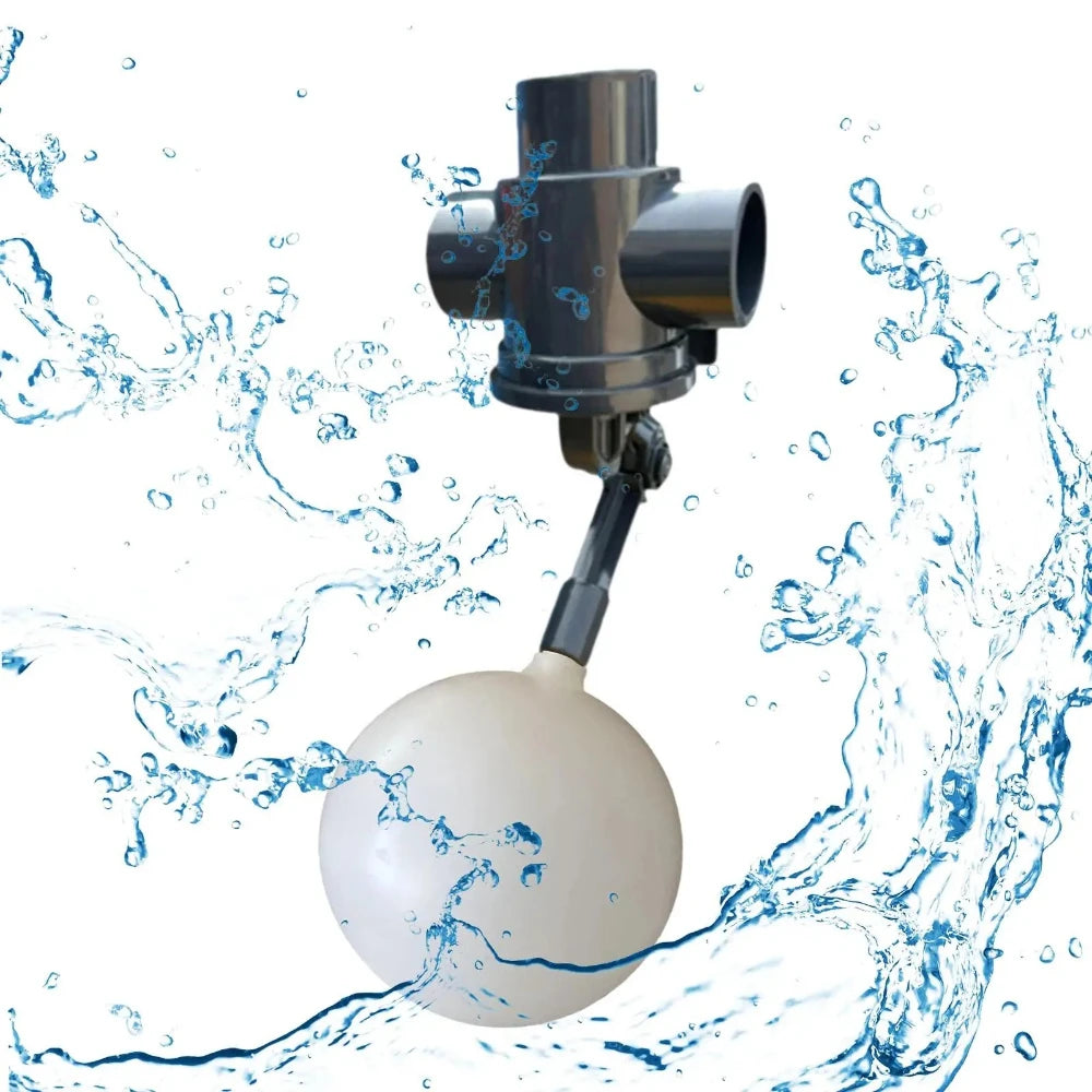 Automatic Float Valve for Water Tank Shut Off Supply ABS Material Control Adjustable Water Level for Pool Pond Fish Tank Water Oasis Select
