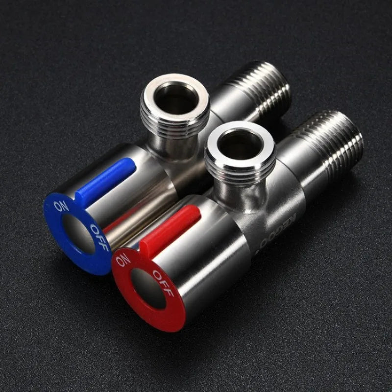 Valve Toilet Water Stop Valve Water Heater Valve Stainless Steel For Bathrooms Kitchens Balconies Toilet Accessories Oasis Select