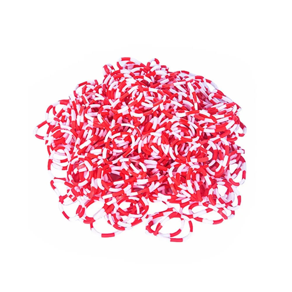 Loom Rubber Bands Bracelet Making Kids Elastic Weaving Lacing DIY
