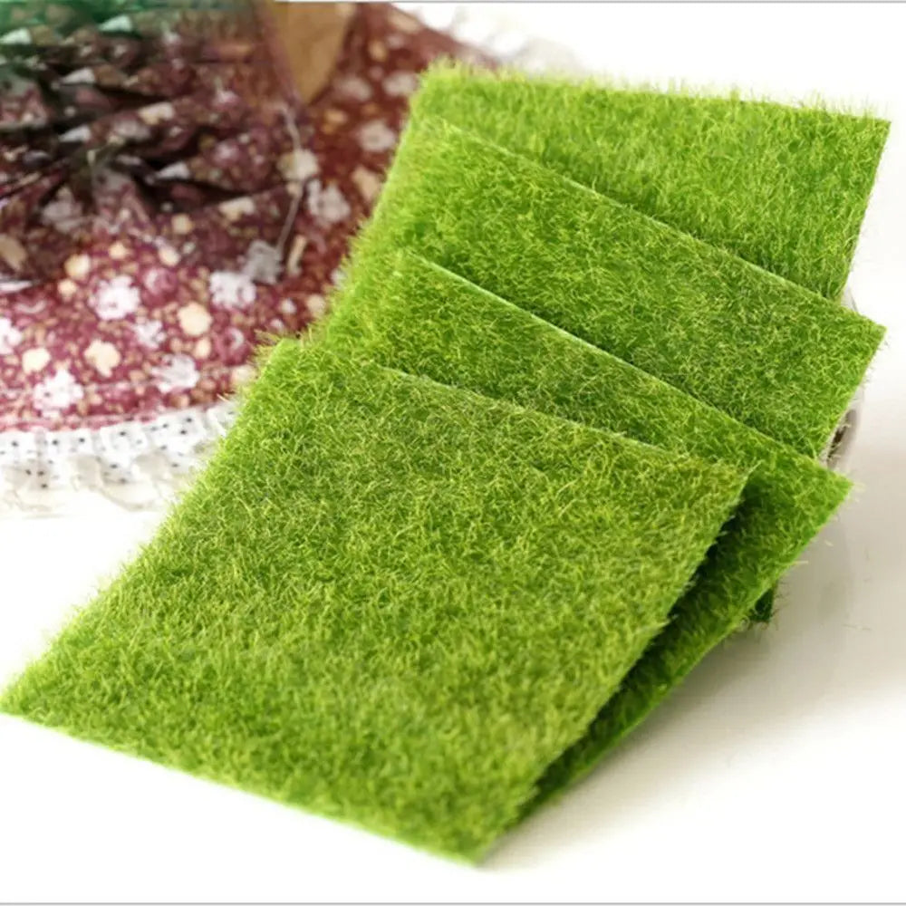 Ecological Lawn Decor Garden Ornament Artificial Turf Fake Moss Simulation Grass Micro Landscape Decor Artificial Grass Oasis Select