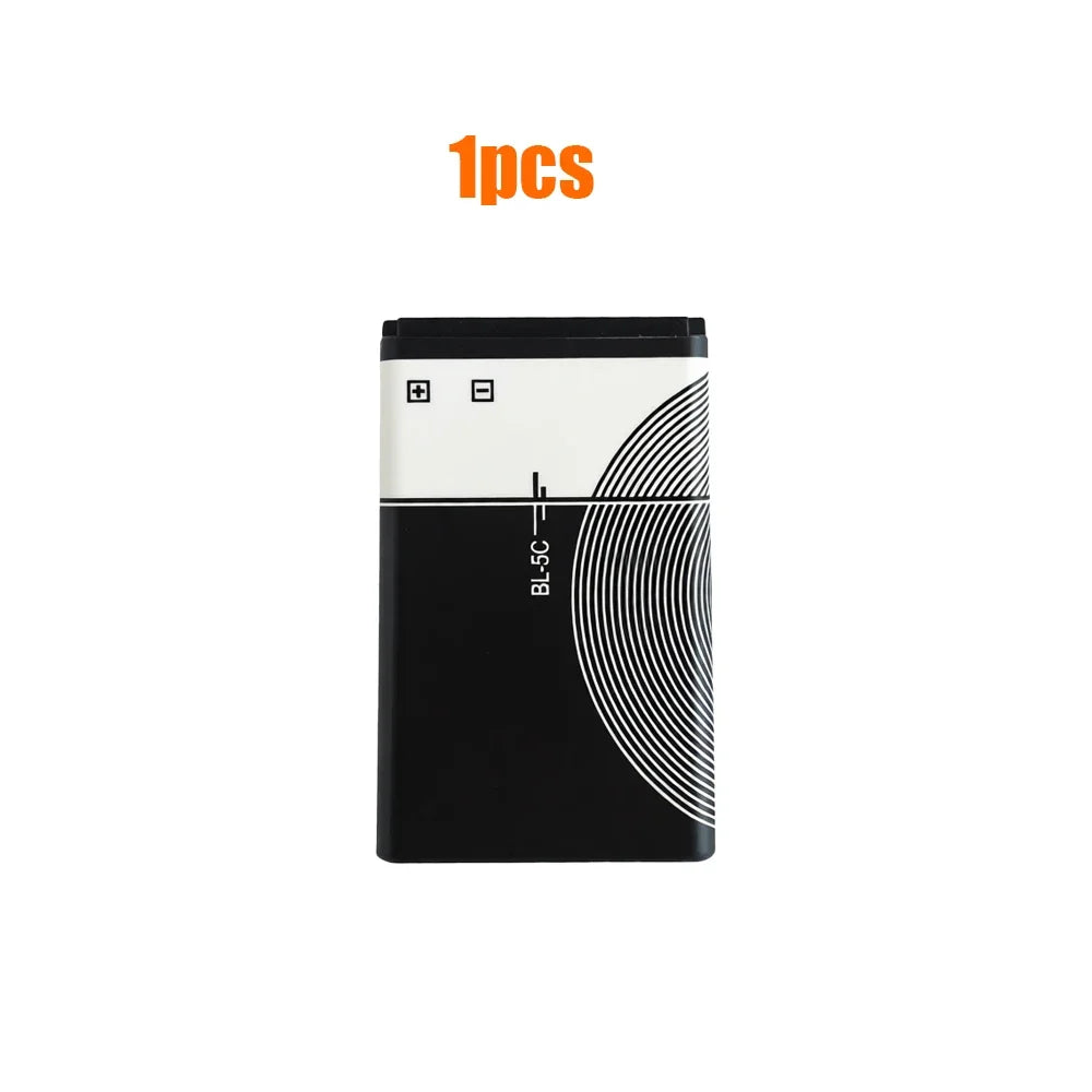 BL-5C 3.7V 1000mAh Rechargeable Battery BL5C BL 5C Phone Battery 2112 2118 2255 2270 2280 2300 2600 2610 3125 3230 Radios Oasis Select 1PCS