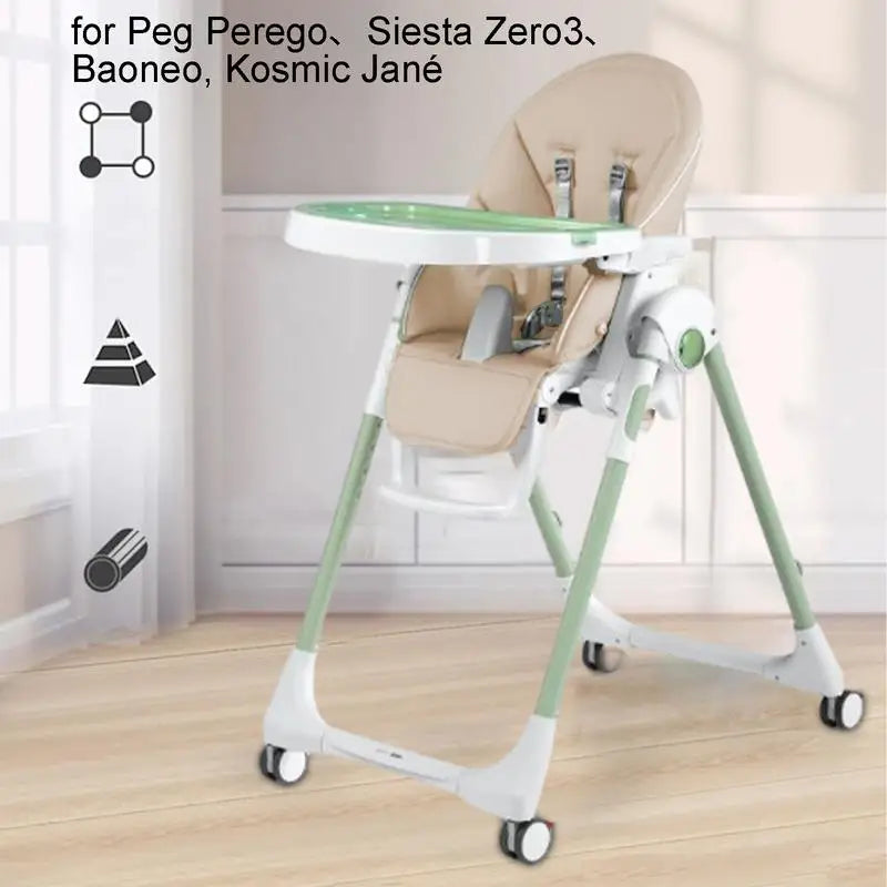 Baby PU Leather Dining Chair Cover Soft Seat Cover Comfortable for PegPerego Siesta Zero3 Baoneo Kosmic Jane Oasis Select
