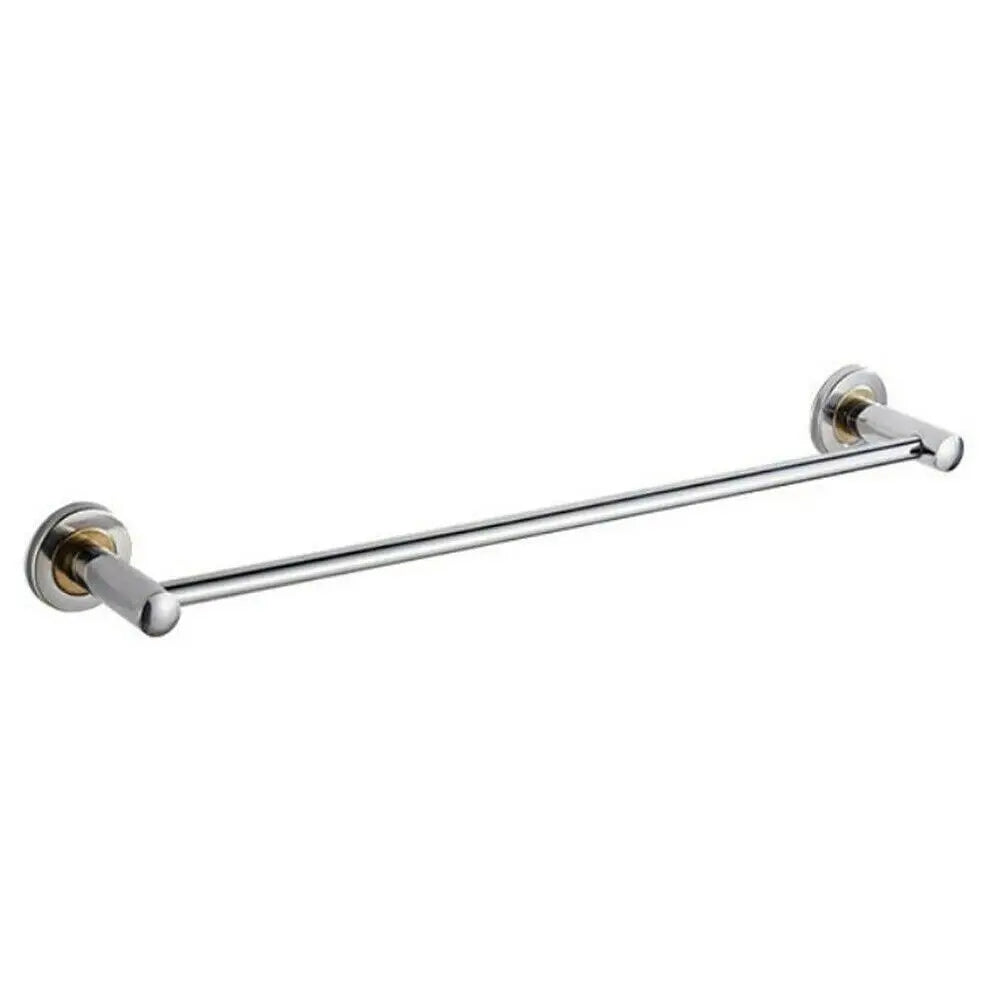 40/50cm Useful Toilet Hanger Holder Wall Mount Storage Shelf Towel Rack Bathroom Bar Clothes Holder Oasis Select 50 single towl rail