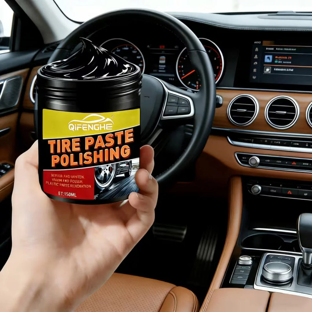 150ml Tire Blackening Paste – Tire Shine & Plastic Restorer Tire Shine Paste Oasis Select