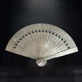 Double Opening and Closing Non-magnetic Thickened Stainless Steel Folding Fan Hollow-out Folding Tai Chi Decorative Fan Oasis Select 30cm 9 inches