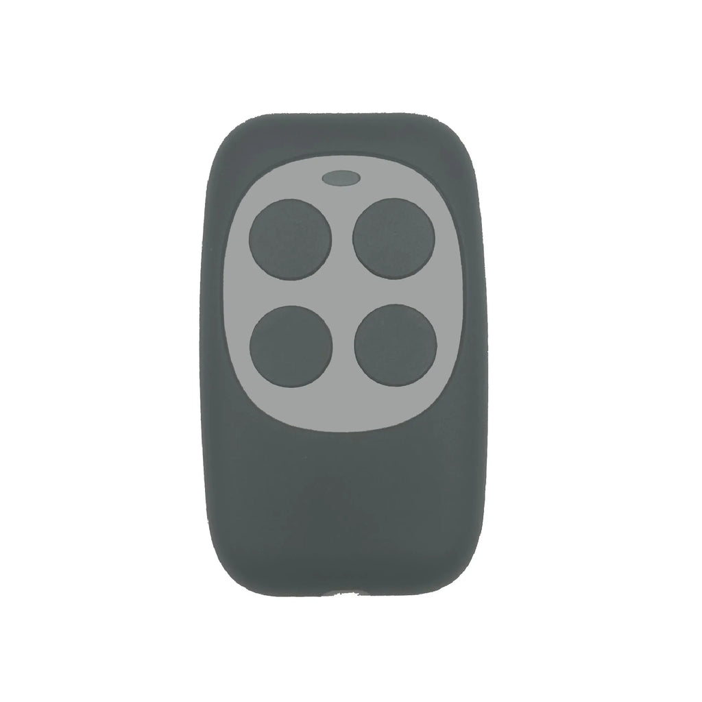 433Mhz 4 Keys Colorful Remote Control RF Wireless Copy Code Remote Electric Cloning Gate Garage Door Auto Keychain for Home Oasis Select GRAY