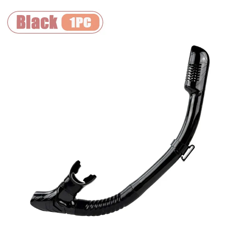 Dry Top Snorkel for Adults – Anti-Leak, Purge Valve & Soft Mouthpiece