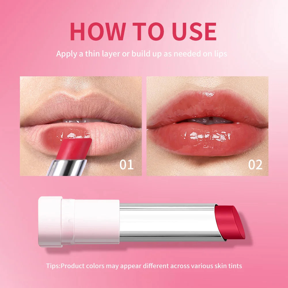 Lip Balm Lifter Glaze Oil Balm with Hyaluronic Acid and Hydrating Oil Blend with 24HRs of Smooth Moisturizing Shine Pink Makeup Oasis Select