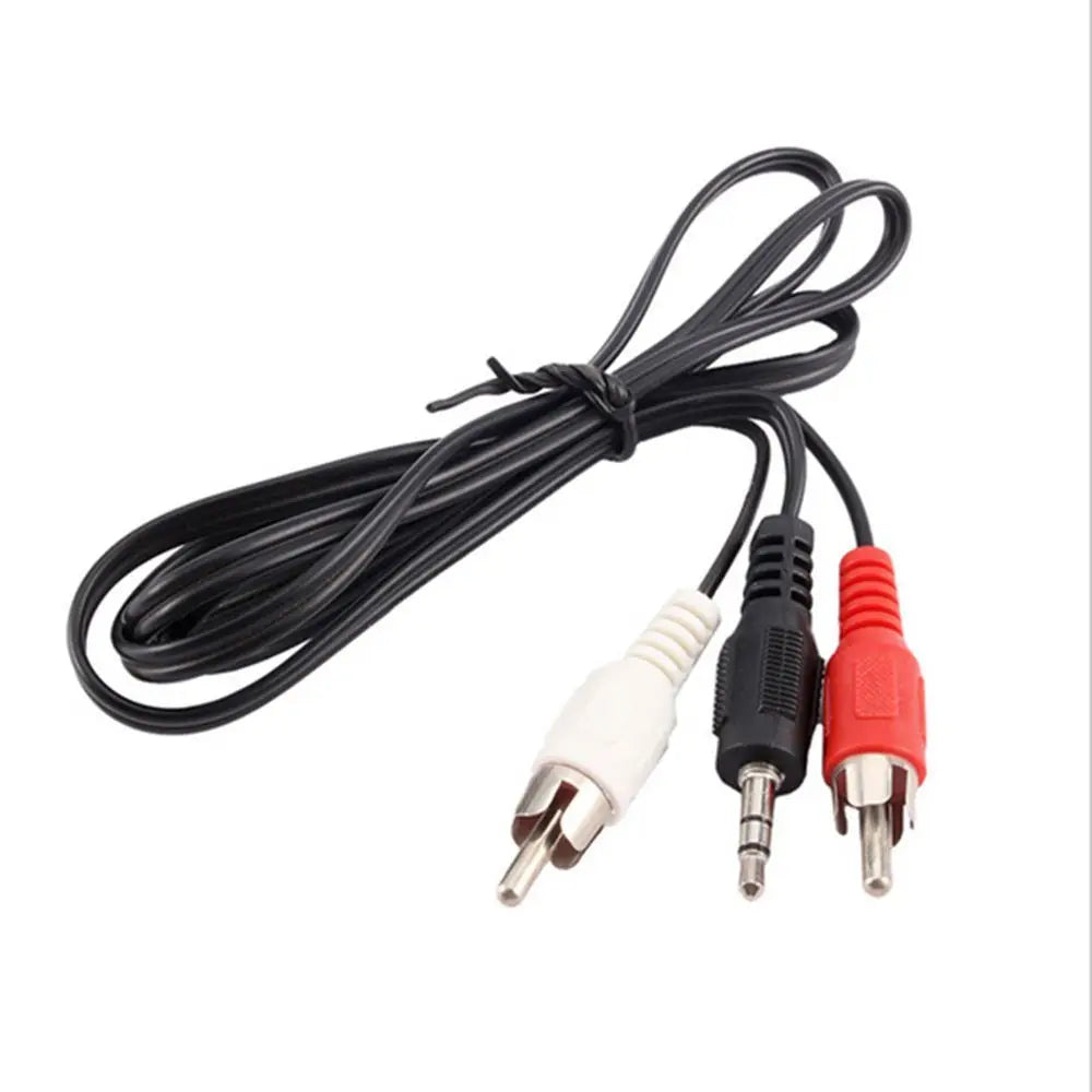 Mp3 7AIY Mp4 Player Speaker Mobile 3.5mm jack TO Stereo 3.5mm to 2 RCA Audio Line Cable Oasis Select