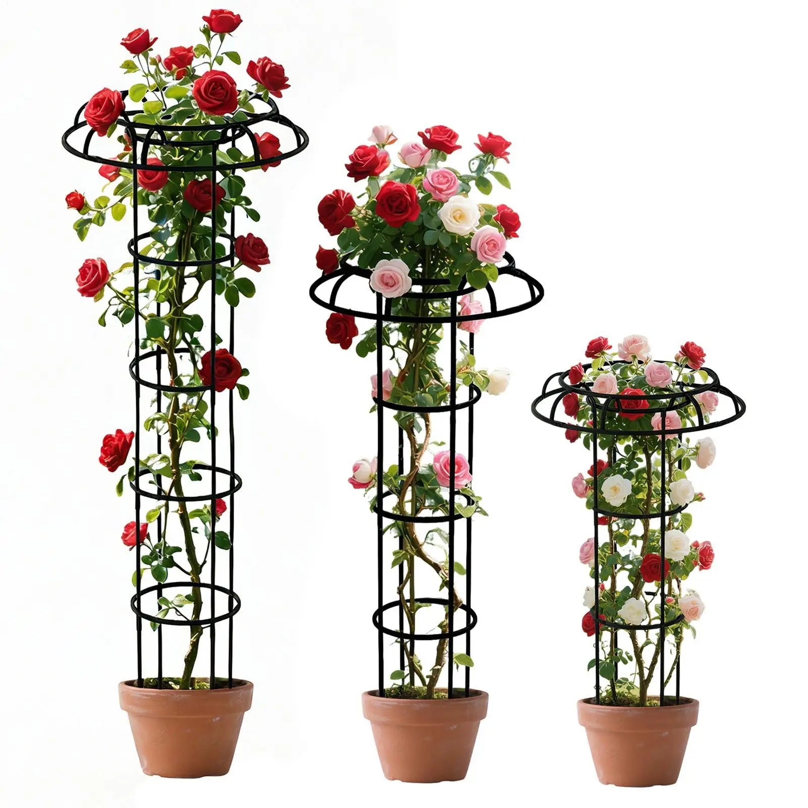 Garden Trellis Umbrella Tower Plant Trellis For Climbing Plants Trellis Support DIY Climbing Trellis Flower Pots Supports Oasis Select