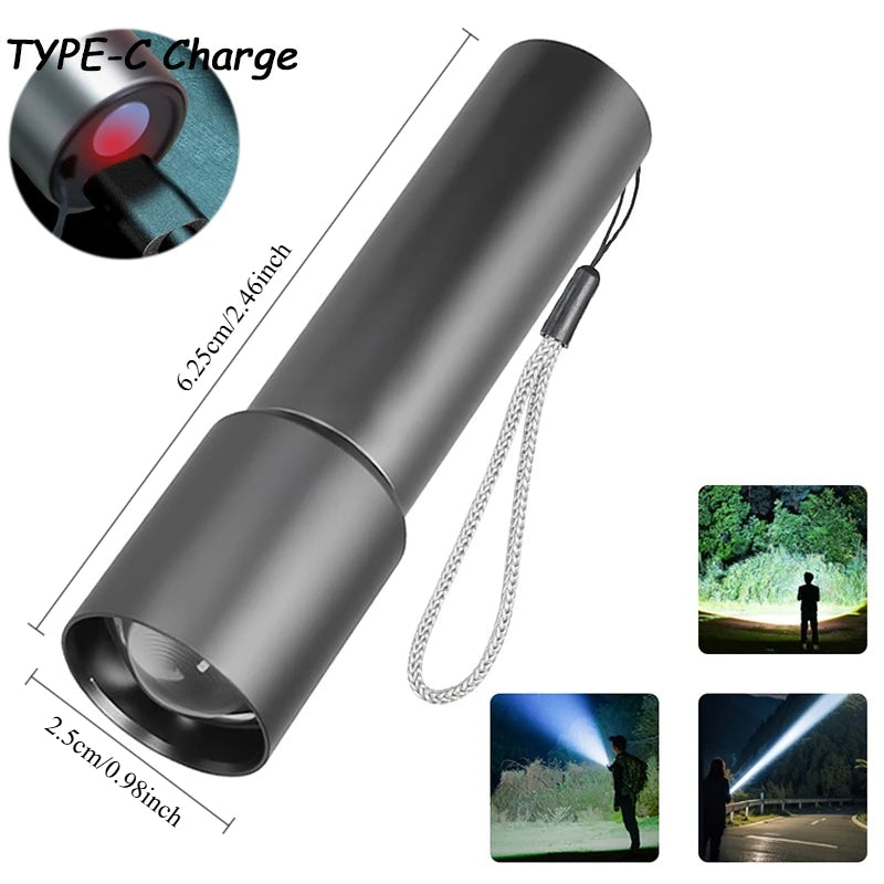 Mini LED Pen Light Flashlight – Ultra Bright EDC Torch