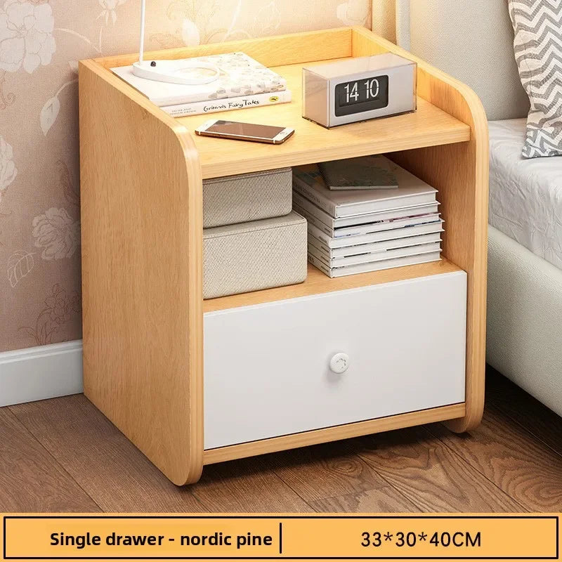 Multi-functional Household Goods Bedside Table Small Storage Locker Bedroom Bedside Gap Small Cabinet Oasis Select