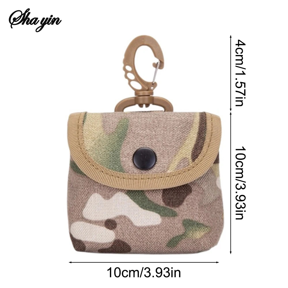 Mini EDC Keychain Pouch | Waterproof Oxford Camouflage Waist Bag