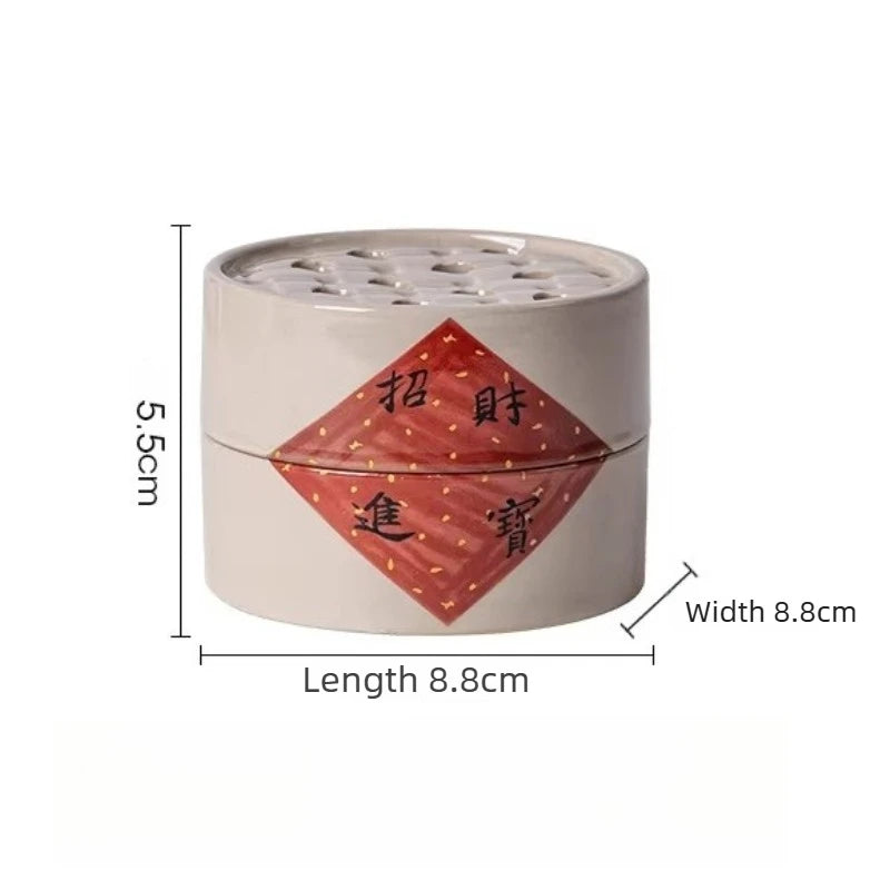 Fortune Themed Incense Burner for Home Ideal for Creating Pleasant Ambiance and Adding Festive Charm To Living Spaces Oasis Select