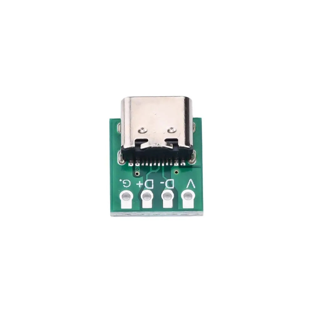 1-10pcs TYPE C USB 3.1 Type C Connector 16 Pin Test PCB Board Plate Adapter Socket For Data Line Wire Cable Transfer Oasis Select Single Module 1