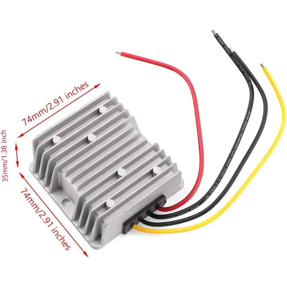 DC to DC Converter 20V-60V to 14V 25A Step-Down Module Waterproof Reducer Voltage Transformer Power Supply Module For Golf Cart Oasis Select