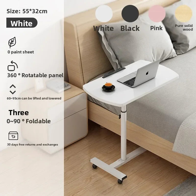 Laptop Computer Table Bedside Can Be Lifted Lowered 360 Degrees