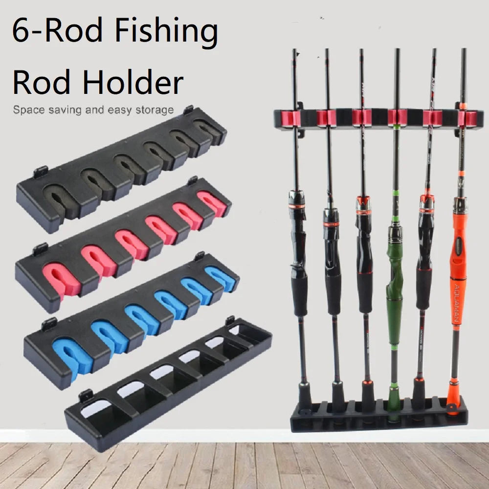 Easy-Install Fishing Rod Holder Wall Mounted Fixing Bracket for Boat Fishing Rod Holder Display Stand Fixed Frame Oasis Select
