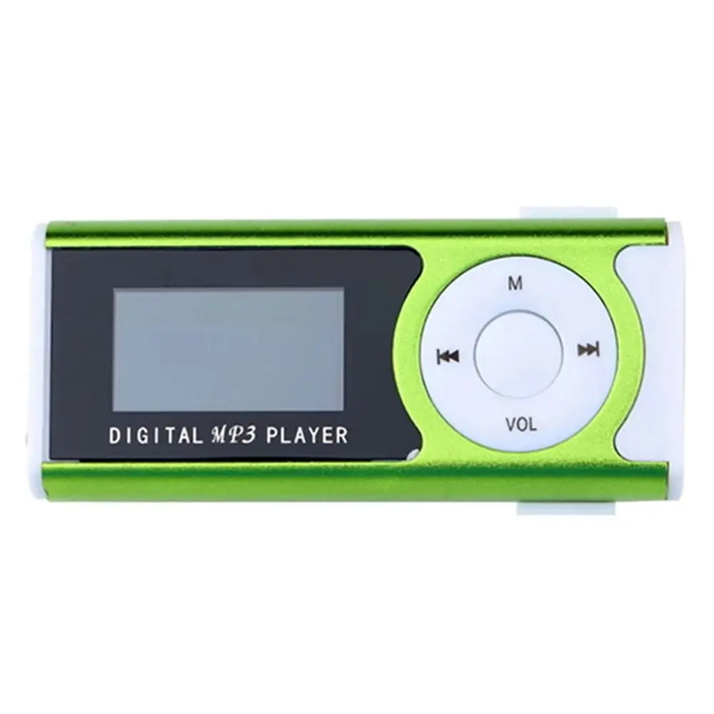 Lossless Sound Portable Mini MP3 Player with LCD Screen Card Slot USB MP3 Music Players Metal Clip Slim Student Walkman Oasis Select